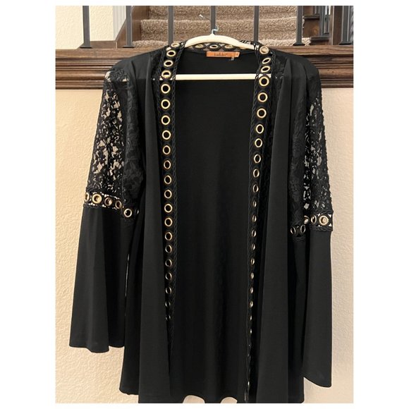 Belldini Plus Embellished Open Cardigan - Picture 2 of 6